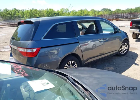 2013 Honda Odyssey Ex-L из США, поврежденный, VIN 5FNRL5H64DB034535